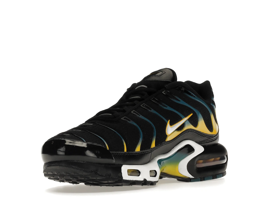 Vue 14 de Nike Air Max Plus Black Teal Yellow