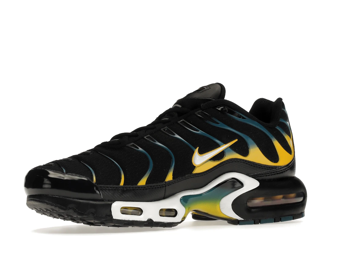 Vue 16 de Nike Air Max Plus Black Teal Yellow