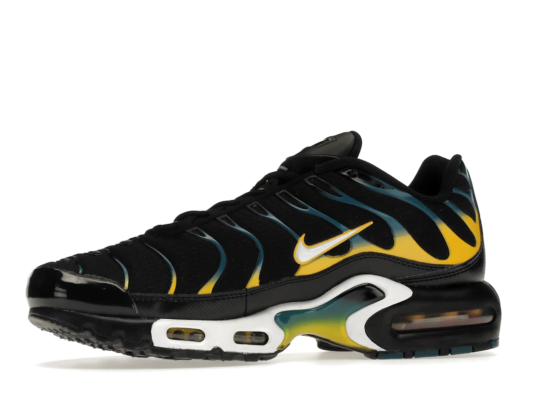 Vue 17 de Nike Air Max Plus Black Teal Yellow
