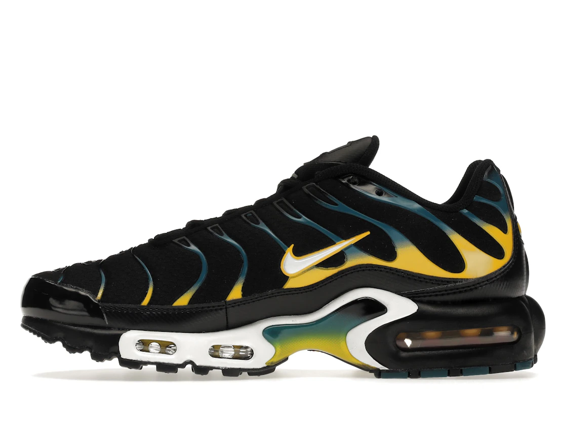 Vue 19 de Nike Air Max Plus Black Teal Yellow
