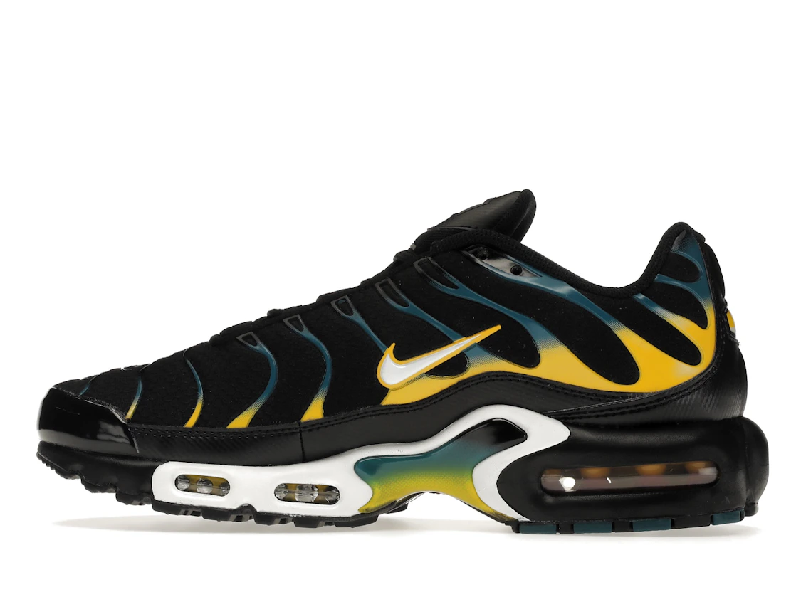 Vue 20 de Nike Air Max Plus Black Teal Yellow