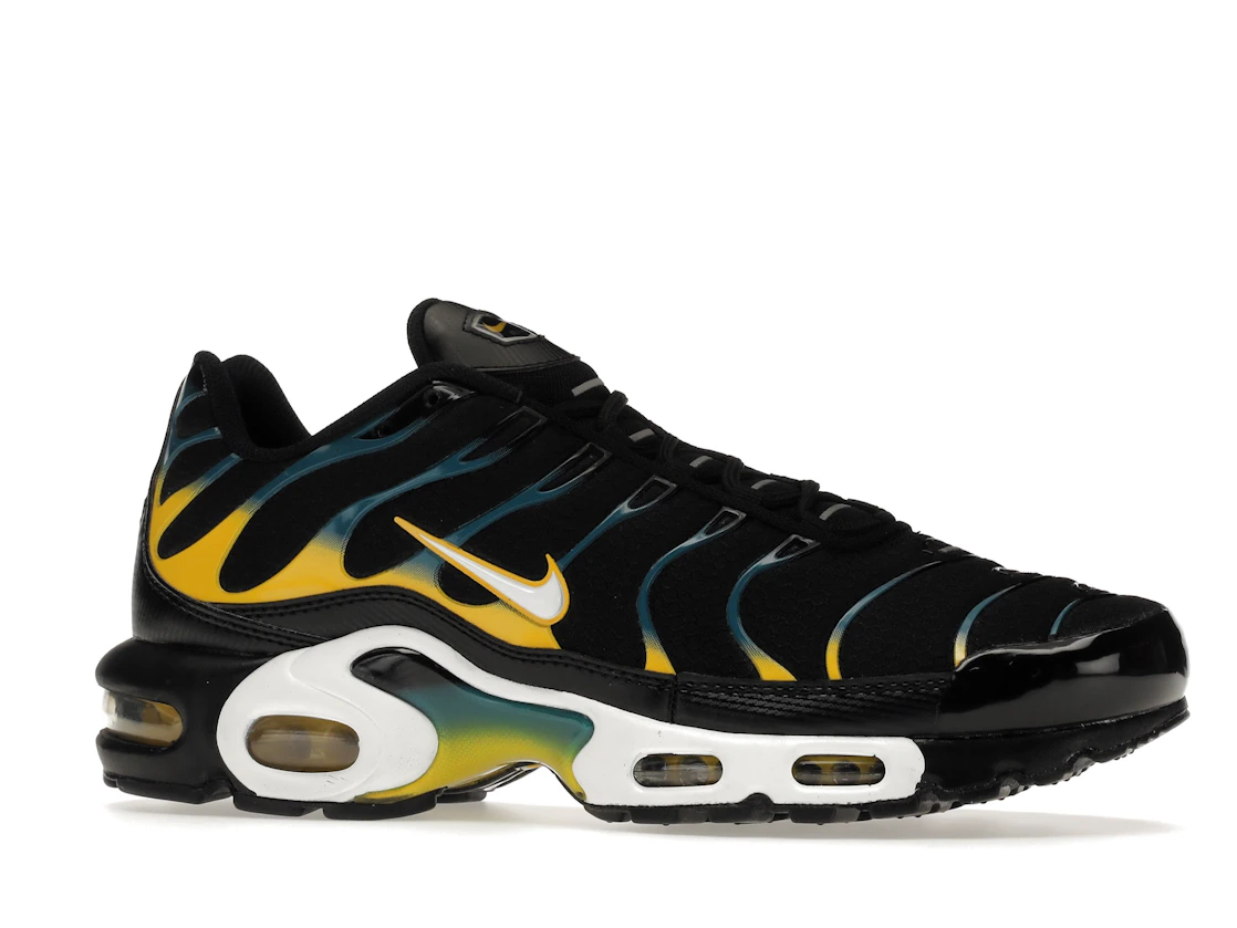 Vue 3 de Nike Air Max Plus Black Teal Yellow