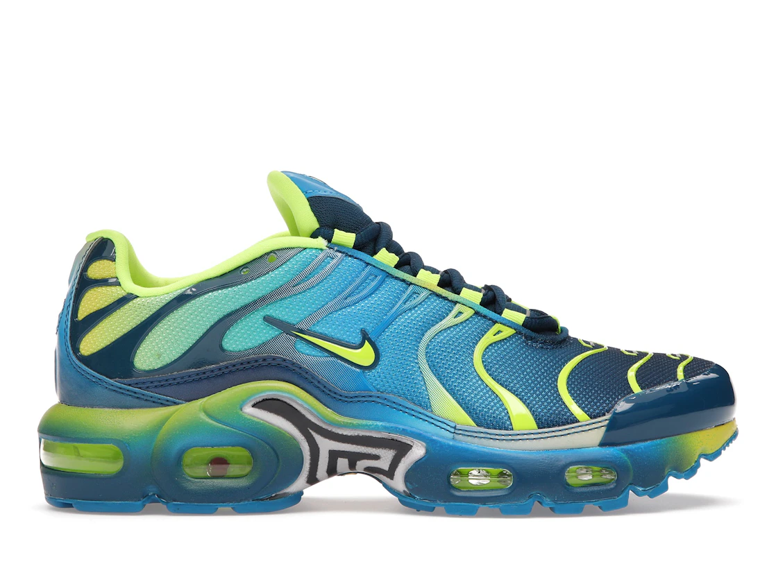 Vue 1 de Nike Air Max Plus Fade Blue Hero Volt (GS)