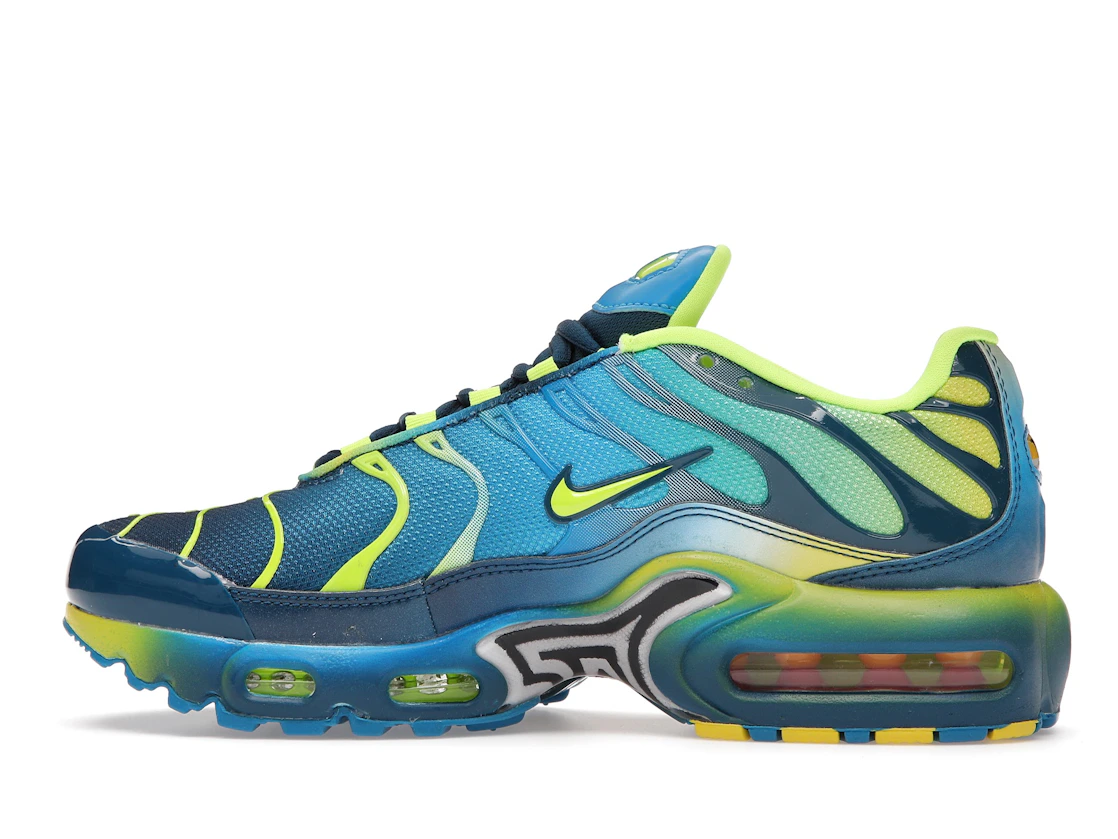 Vue 20 de Nike Air Max Plus Fade Blue Hero Volt (GS)