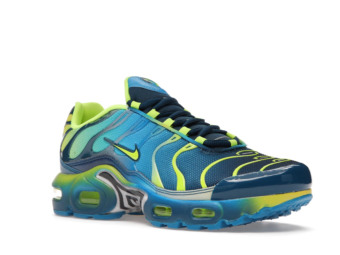 Vue 5 de Nike Air Max Plus Fade Blue Hero Volt (GS)