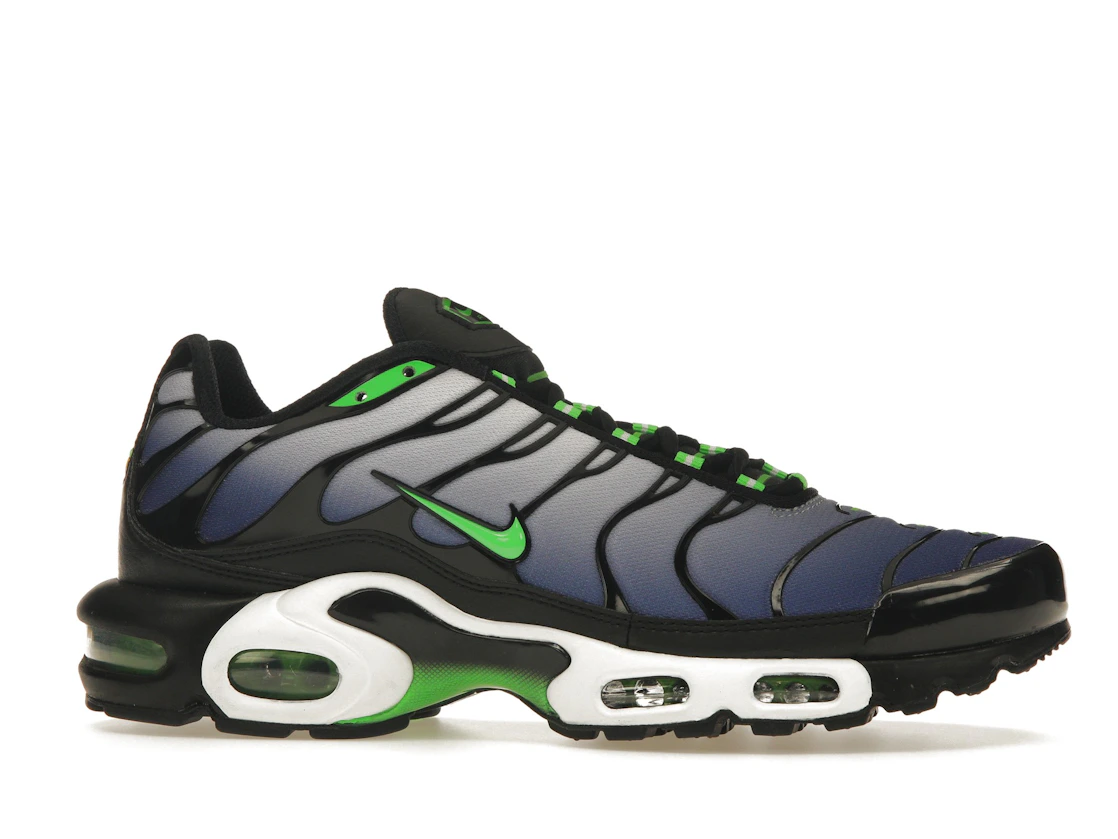 Vue 2 de Nike Air Max Plus Icons Deep Royal Scream Green