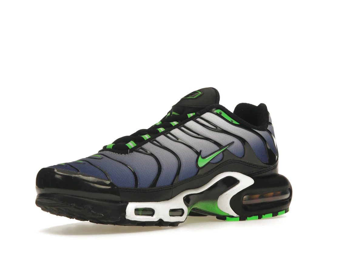 Vue 15 de Nike Air Max Plus Icons Deep Royal Scream Green