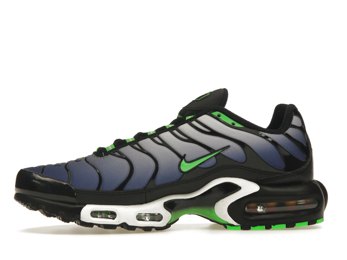 Vue 18 de Nike Air Max Plus Icons Deep Royal Scream Green