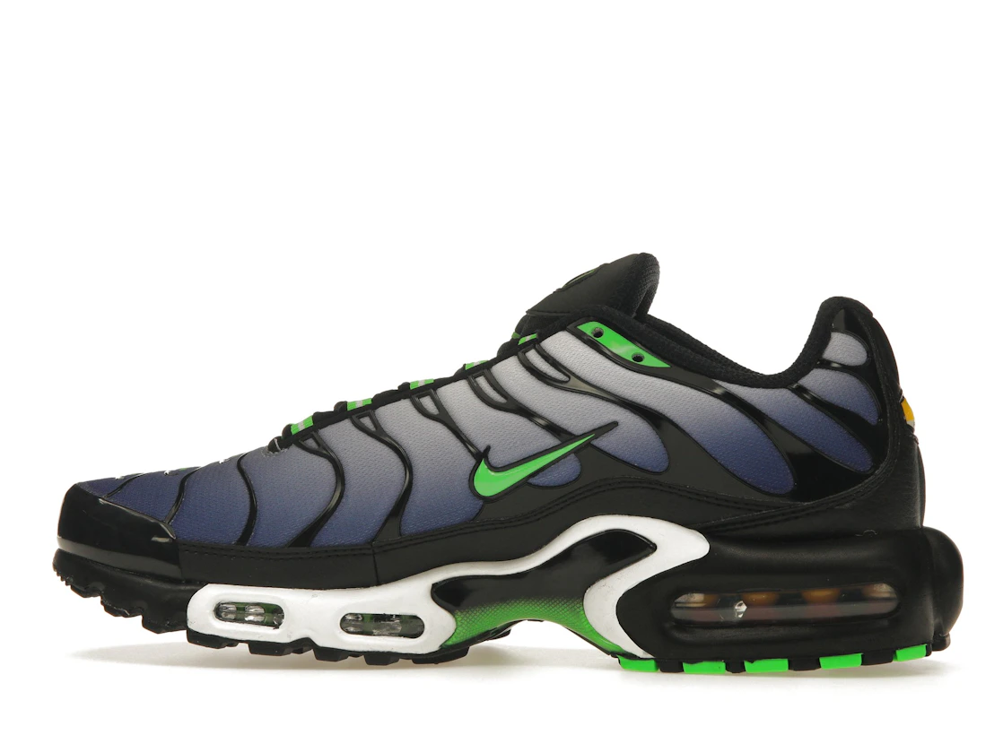 Vue 20 de Nike Air Max Plus Icons Deep Royal Scream Green