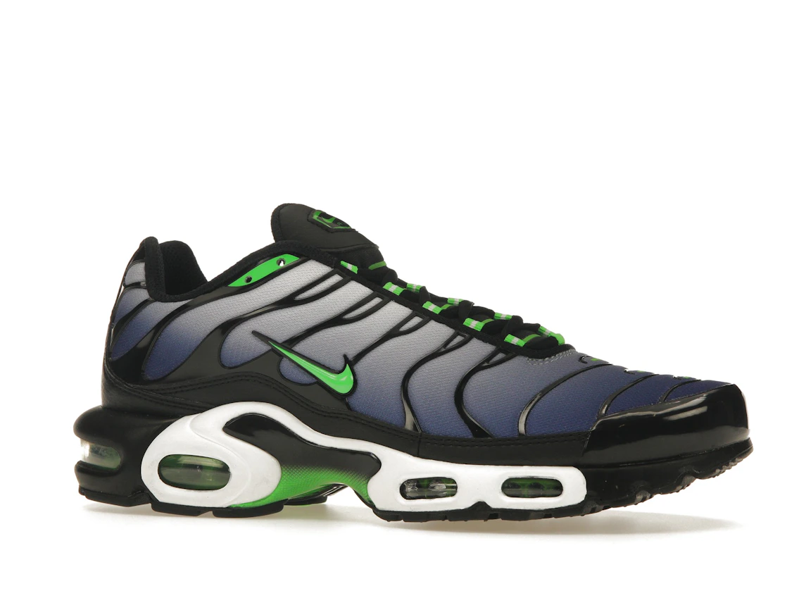 Vue 3 de Nike Air Max Plus Icons Deep Royal Scream Green