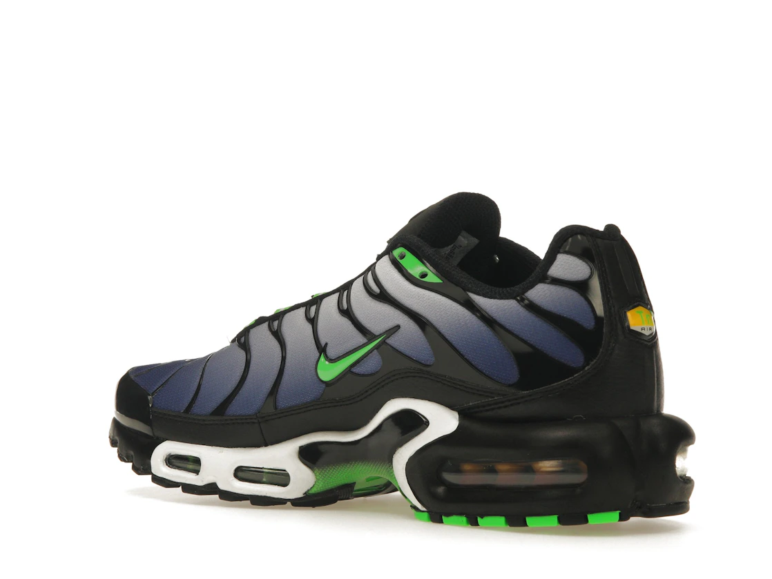 Vue 23 de Nike Air Max Plus Icons Deep Royal Scream Green