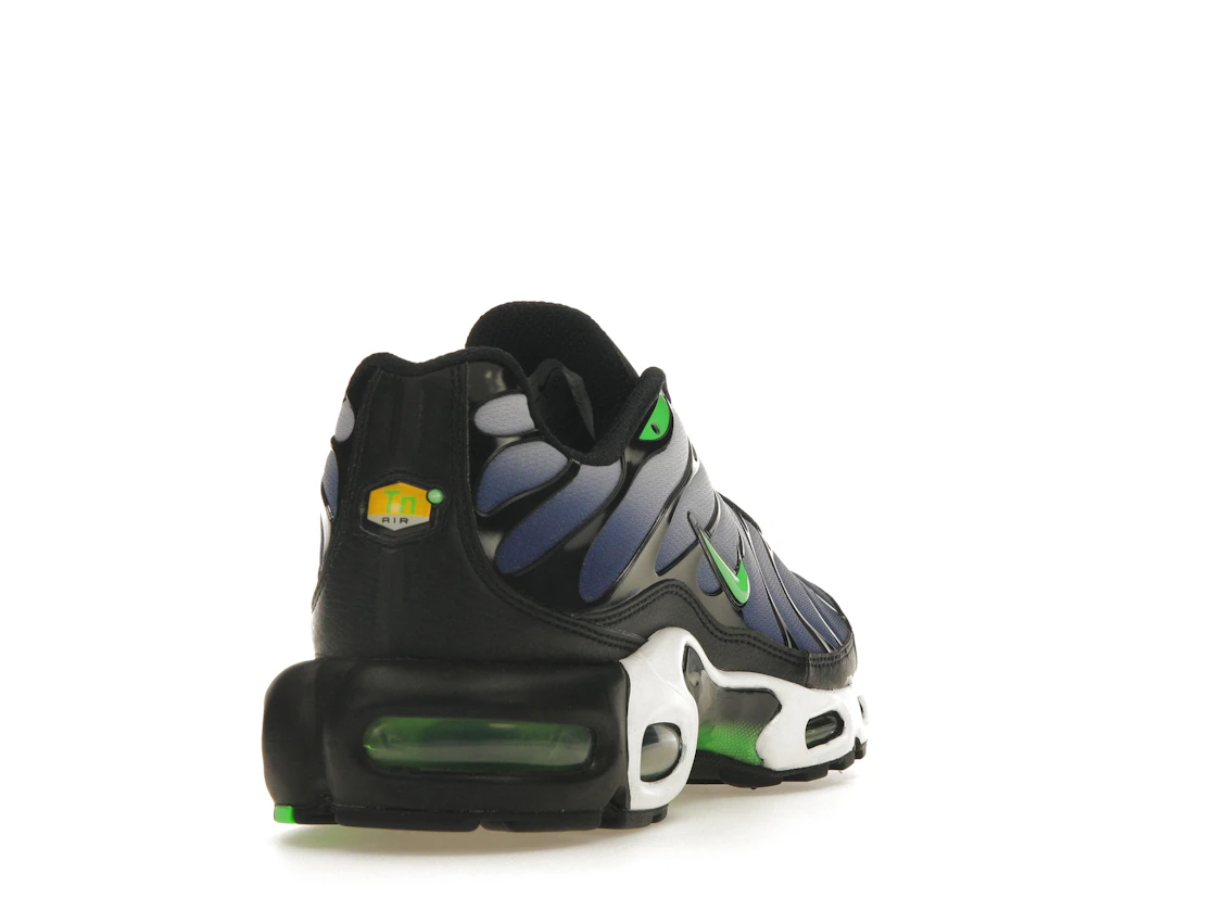 Vue 30 de Nike Air Max Plus Icons Deep Royal Scream Green