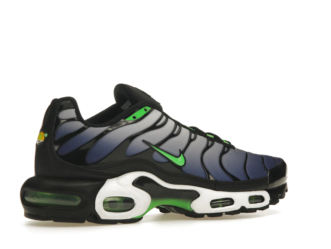 Vue 34 de Nike Air Max Plus Icons Deep Royal Scream Green