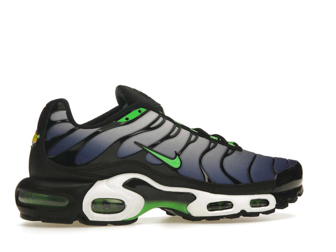 Vue 35 de Nike Air Max Plus Icons Deep Royal Scream Green