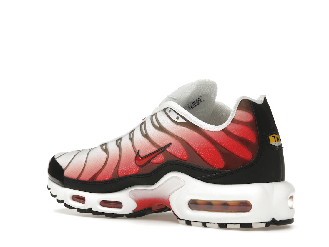 Vue 23 de Nike Air Max Plus White Black University Red