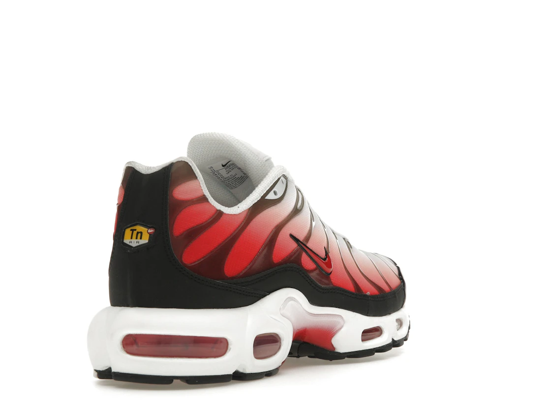 Vue 31 de Nike Air Max Plus White Black University Red