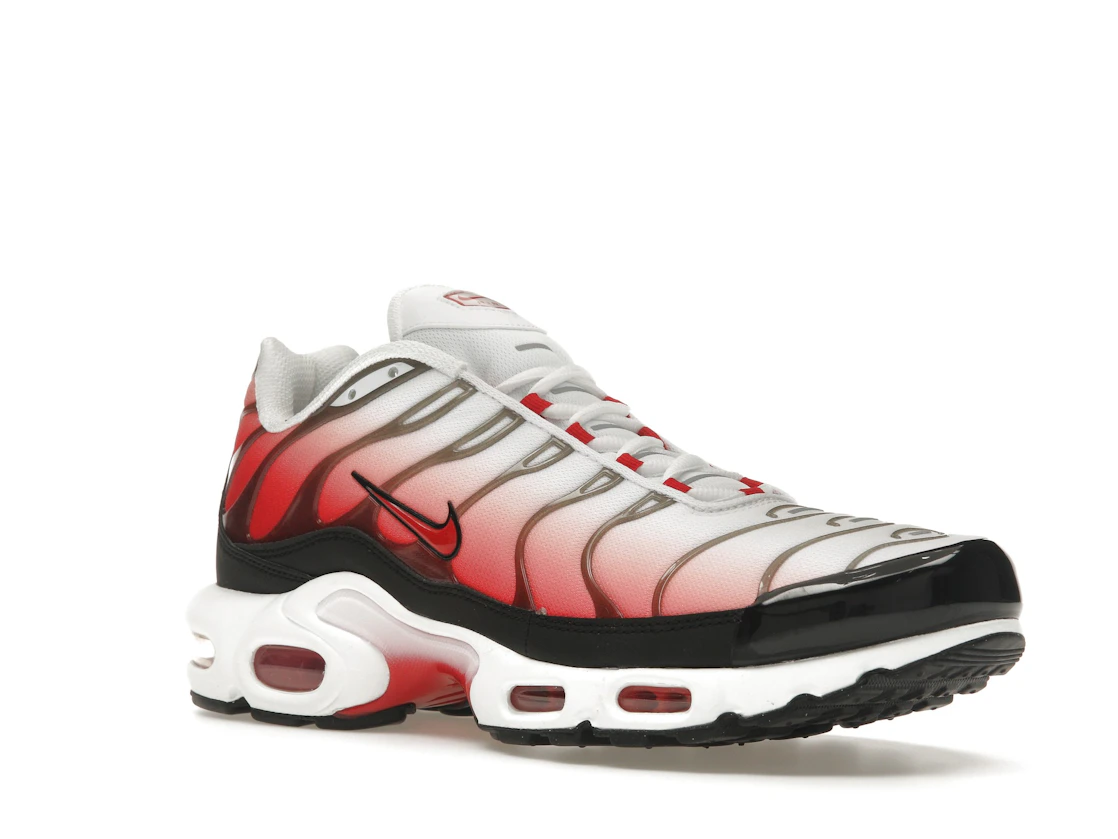 Vue 5 de Nike Air Max Plus White Black University Red