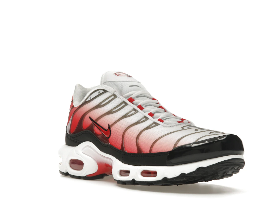 Vue 6 de Nike Air Max Plus White Black University Red