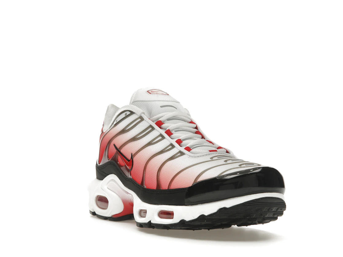 Vue 7 de Nike Air Max Plus White Black University Red
