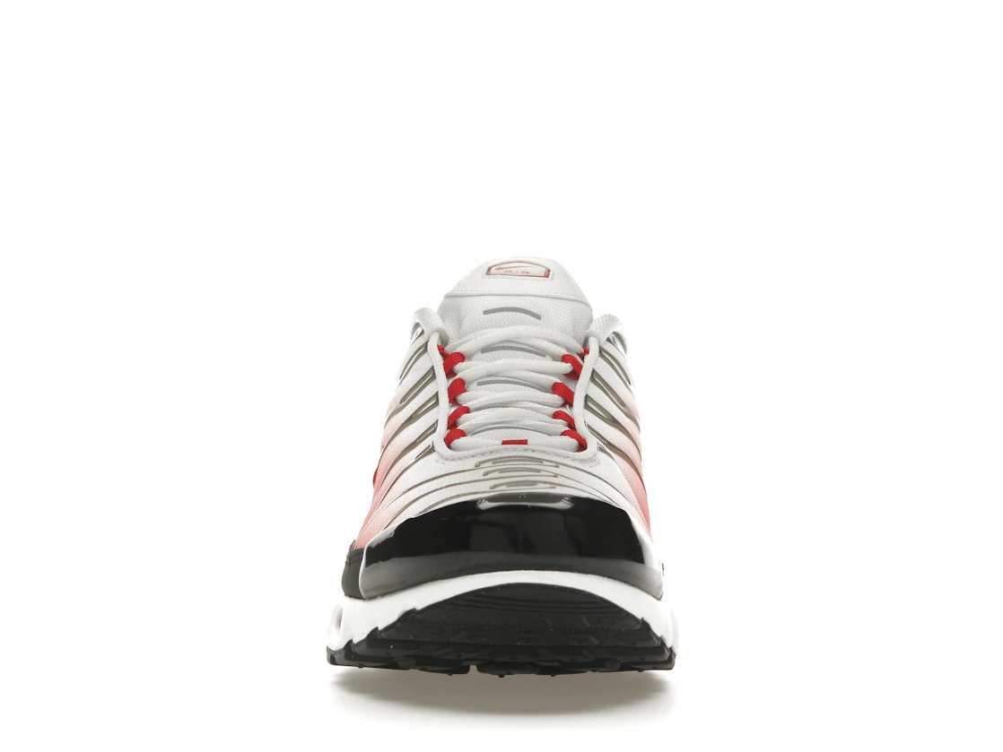 Vue 10 de Nike Air Max Plus White Black University Red
