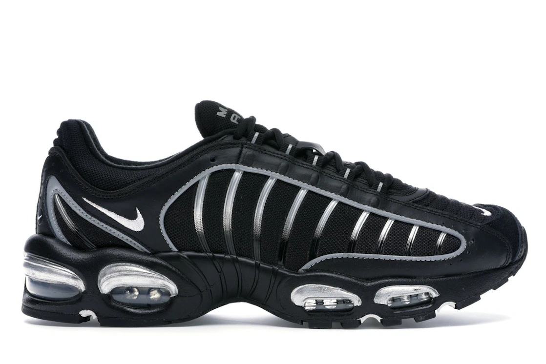 Vue 1 de Nike Air Max Tailwind 4 Black Metallic Silver