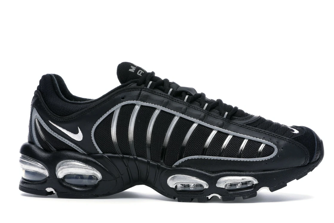 Vue 2 de Nike Air Max Tailwind 4 Black Metallic Silver