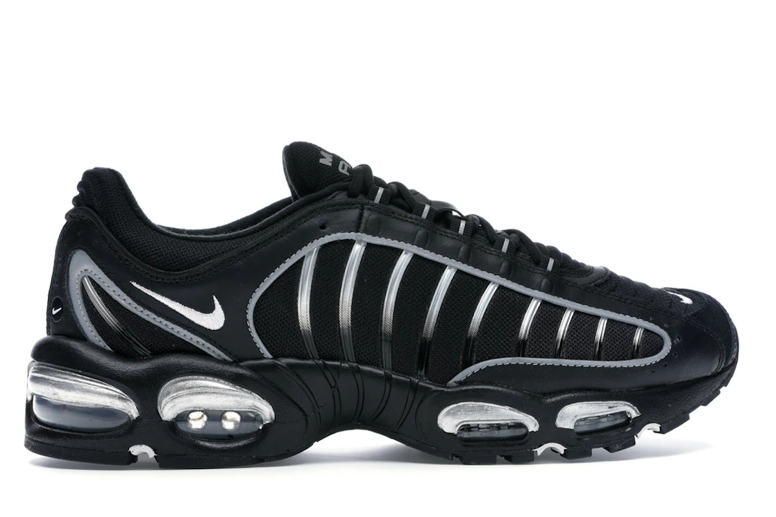 Vue 36 de Nike Air Max Tailwind 4 Black Metallic Silver