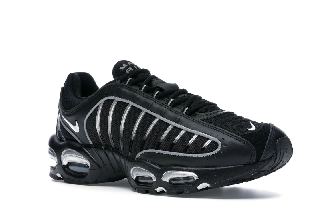 Vue 5 de Nike Air Max Tailwind 4 Black Metallic Silver