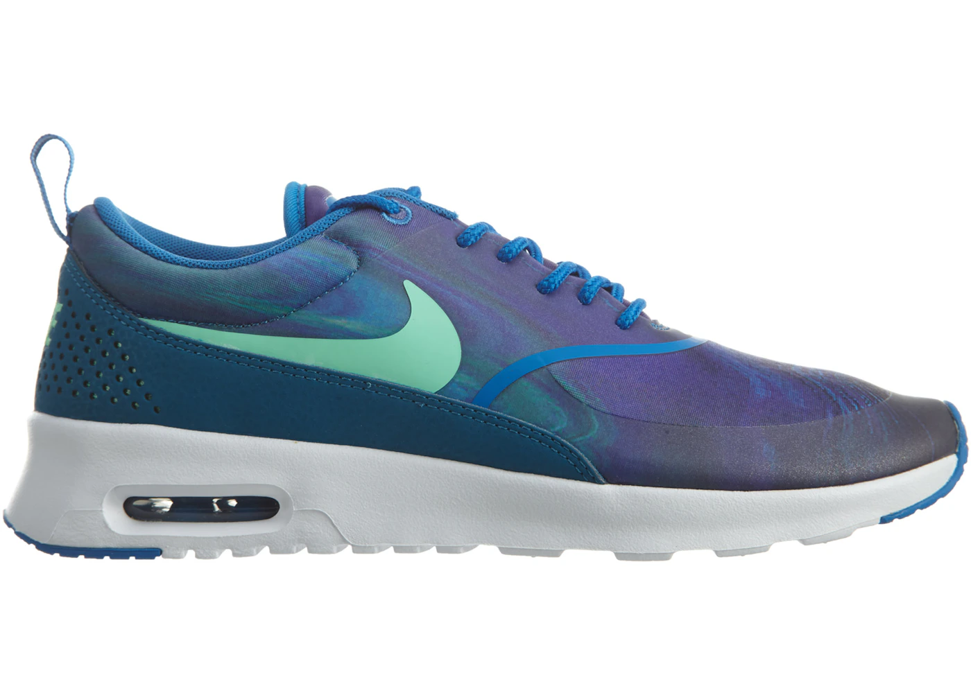 Nike Air Max Thea Print Blue Spark Green Glow 