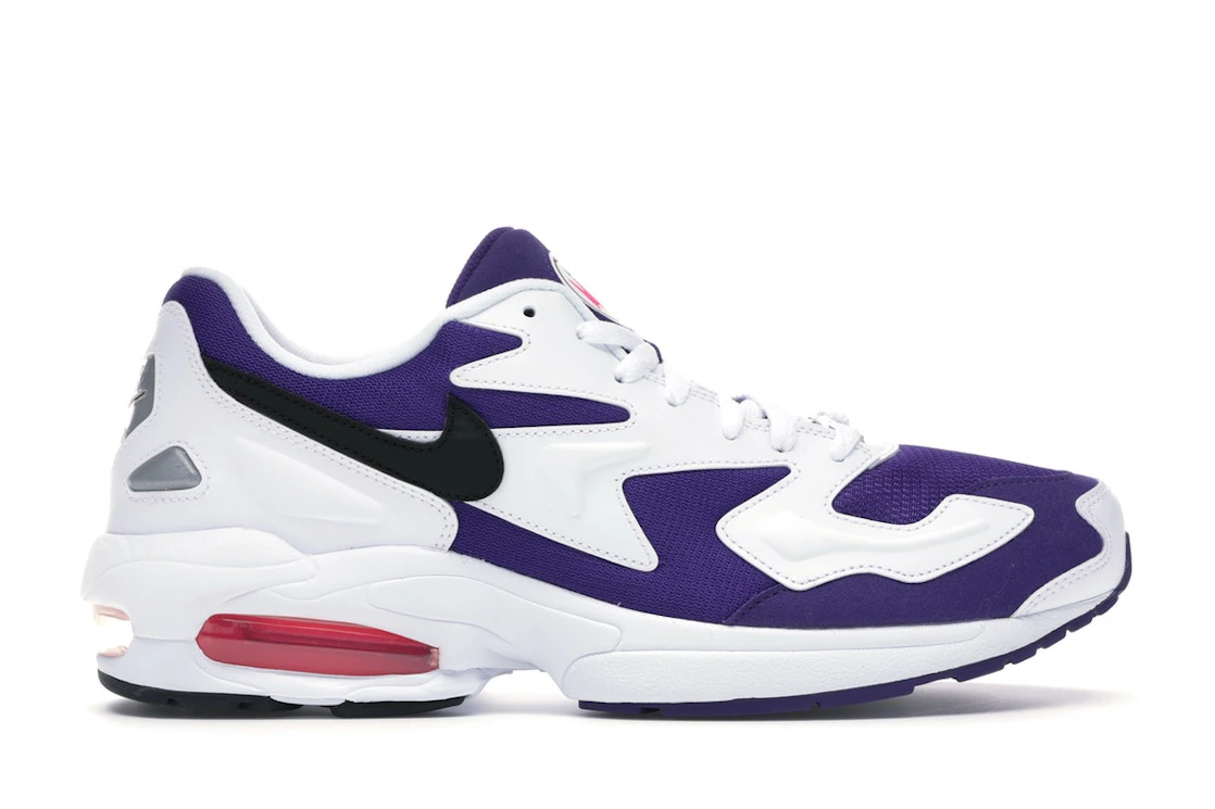 Vue 1 de Nike Air Max2 Light White Purple Pink