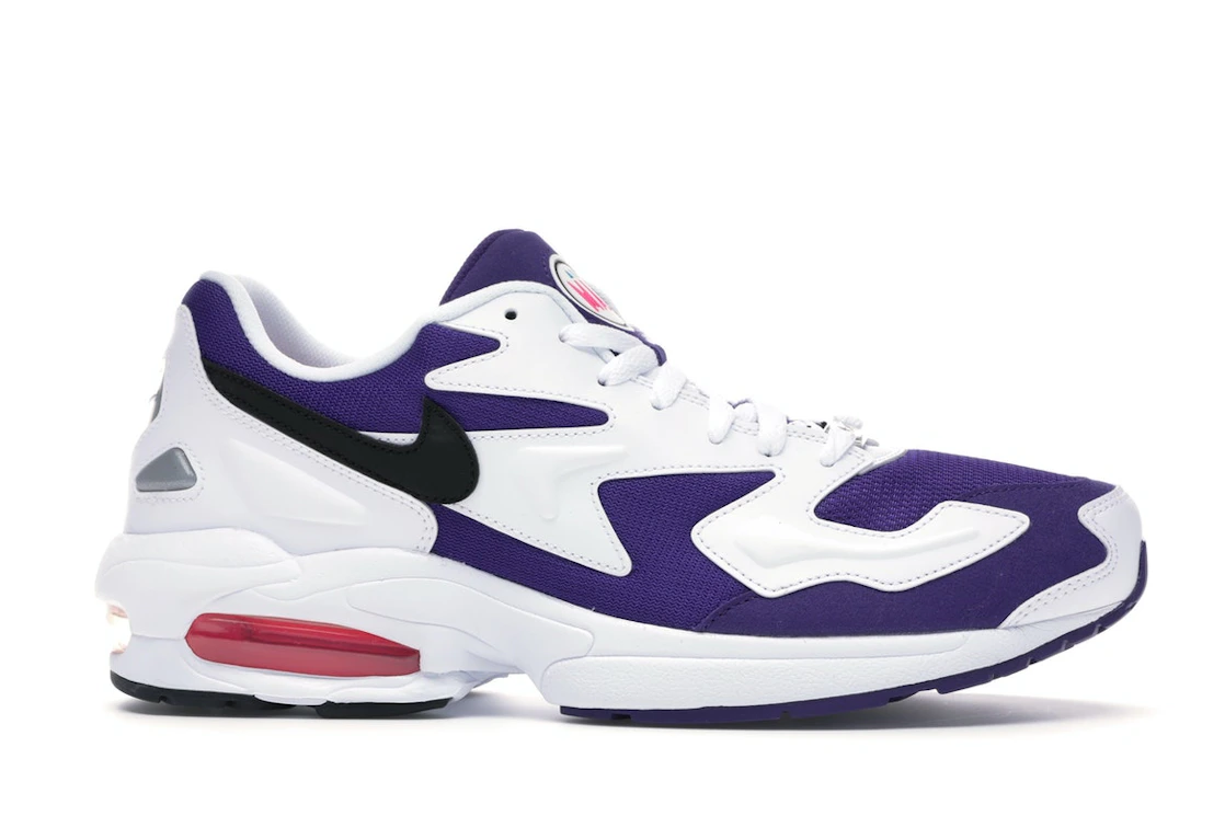 Vue 2 de Nike Air Max2 Light White Purple Pink