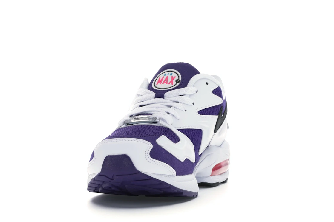 Vue 12 de Nike Air Max2 Light White Purple Pink