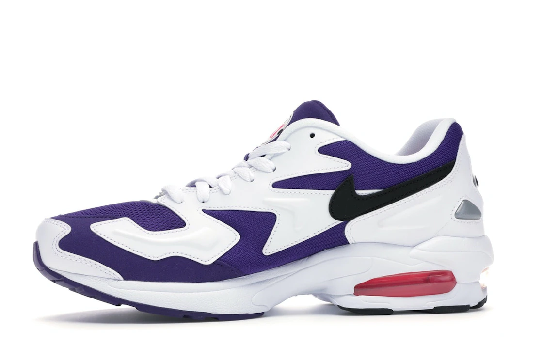 Vue 18 de Nike Air Max2 Light White Purple Pink