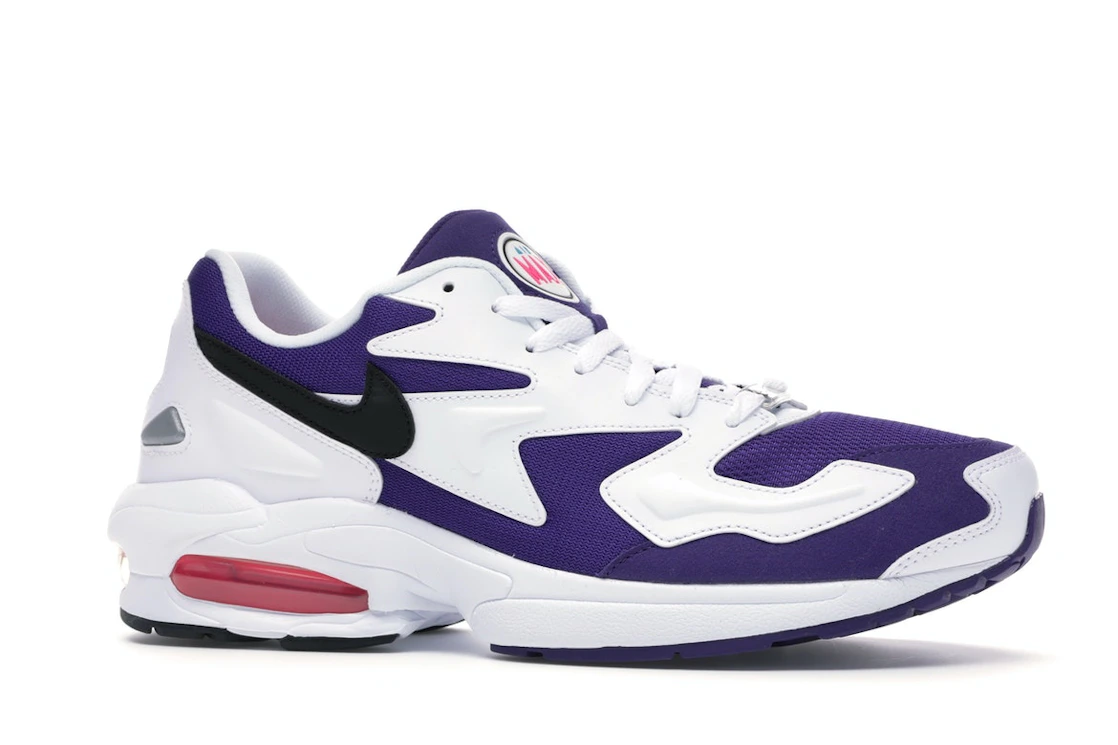 Vue 3 de Nike Air Max2 Light White Purple Pink
