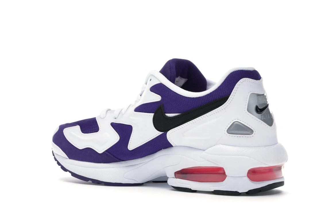 Vue 23 de Nike Air Max2 Light White Purple Pink