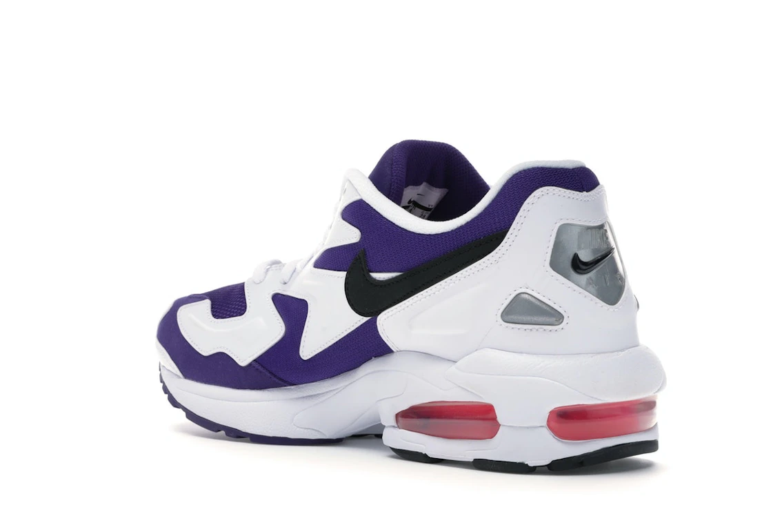 Vue 24 de Nike Air Max2 Light White Purple Pink