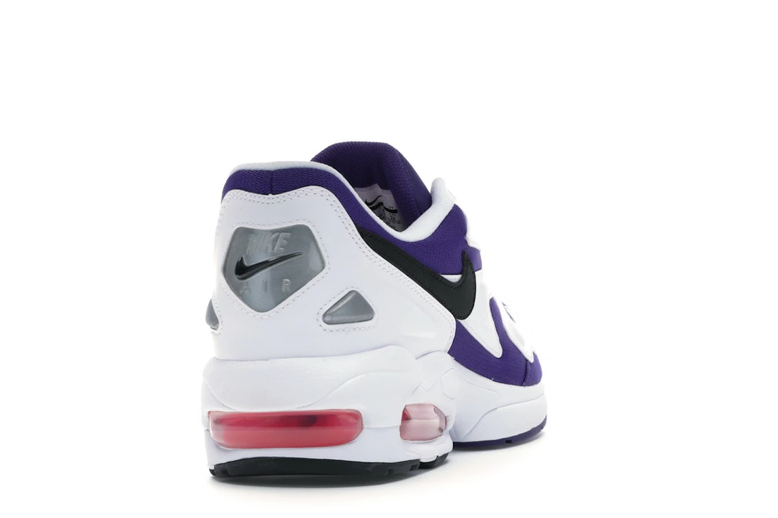 Vue 30 de Nike Air Max2 Light White Purple Pink
