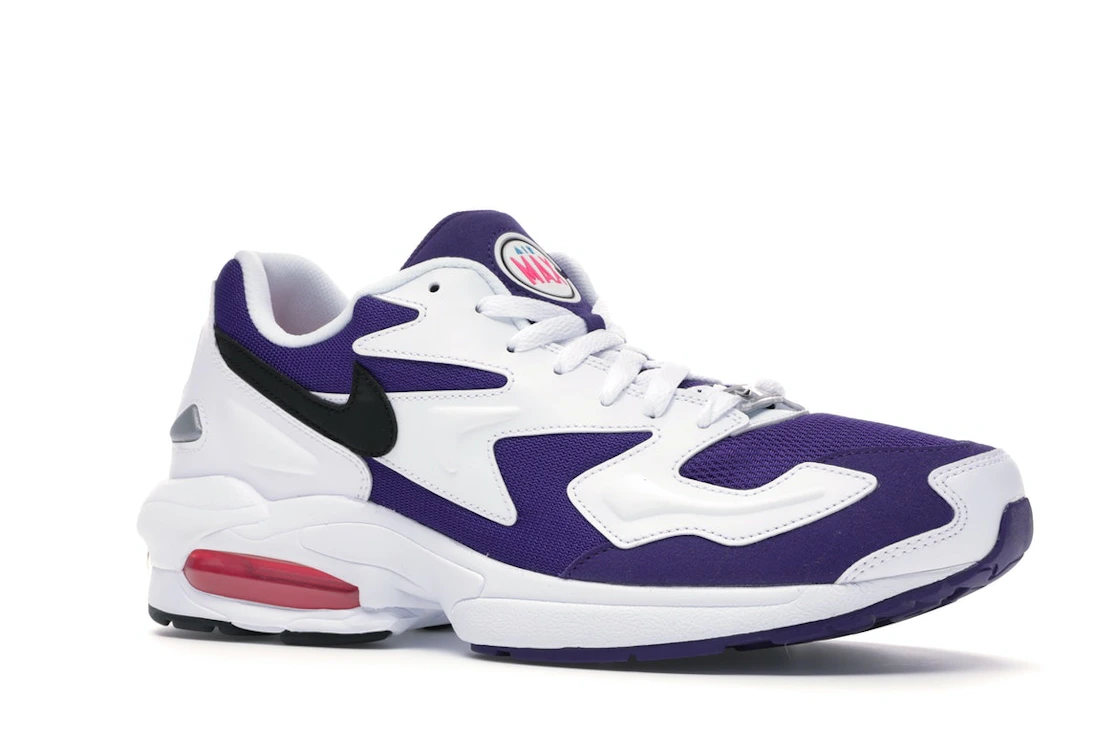 Vue 4 de Nike Air Max2 Light White Purple Pink