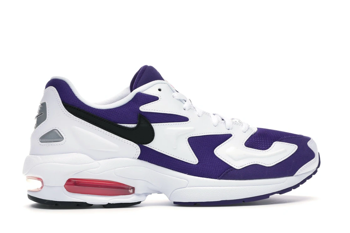 Vue 36 de Nike Air Max2 Light White Purple Pink