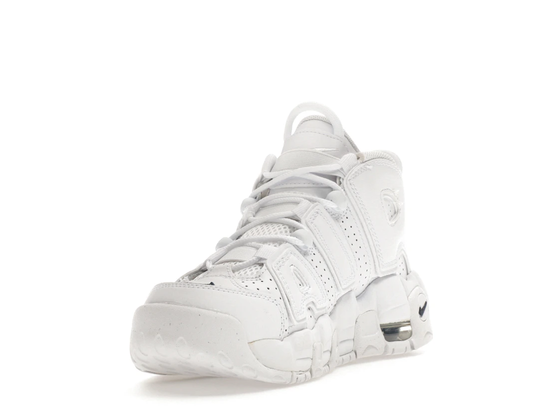 Vue 13 de Nike Air More Uptempo White Midnight Navy (GS)