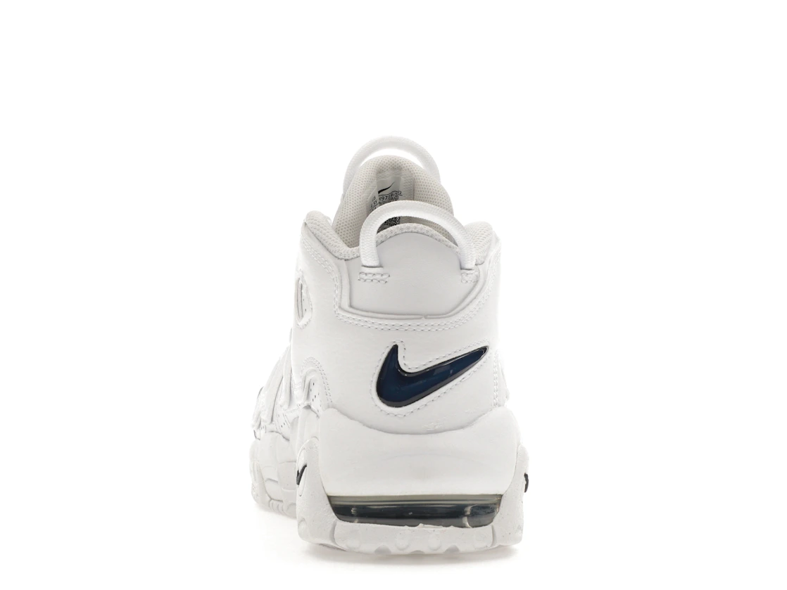 Vue 27 de Nike Air More Uptempo White Midnight Navy (GS)