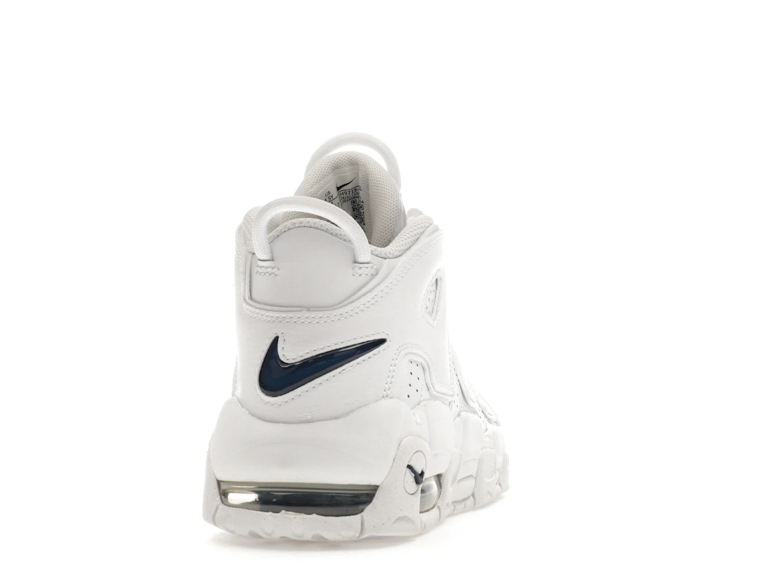 Vue 29 de Nike Air More Uptempo White Midnight Navy (GS)
