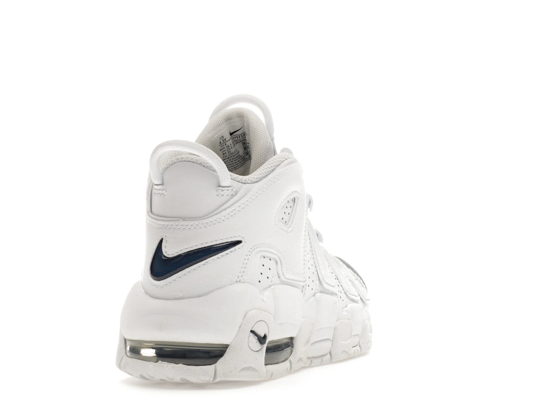Vue 30 de Nike Air More Uptempo White Midnight Navy (GS)