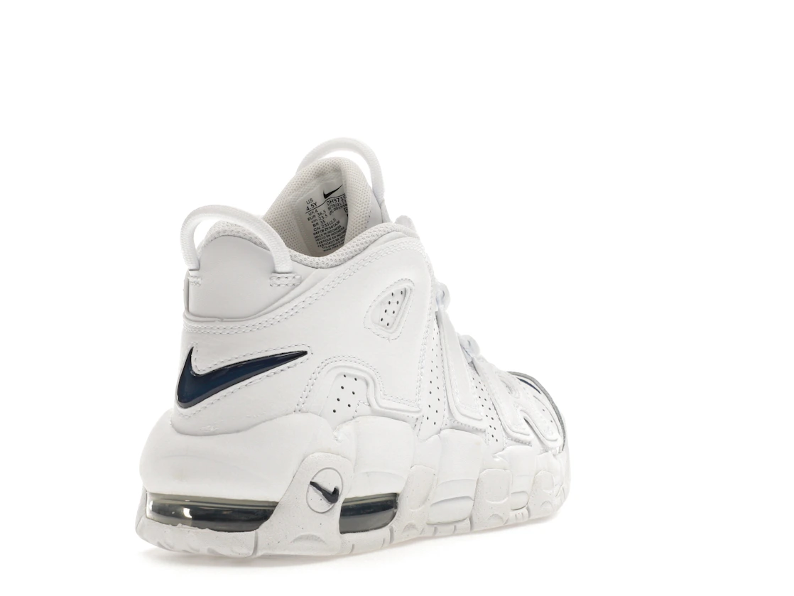 Vue 31 de Nike Air More Uptempo White Midnight Navy (GS)