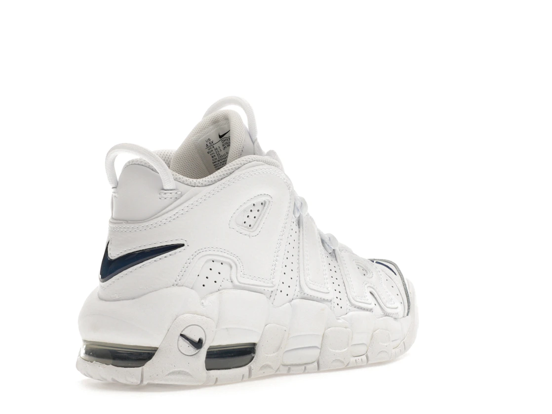 Vue 32 de Nike Air More Uptempo White Midnight Navy (GS)