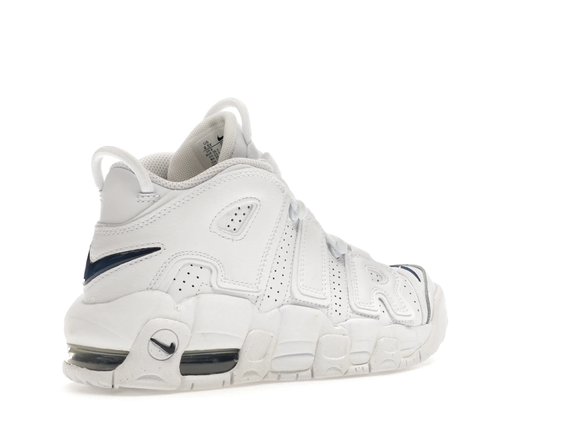 Vue 33 de Nike Air More Uptempo White Midnight Navy (GS)