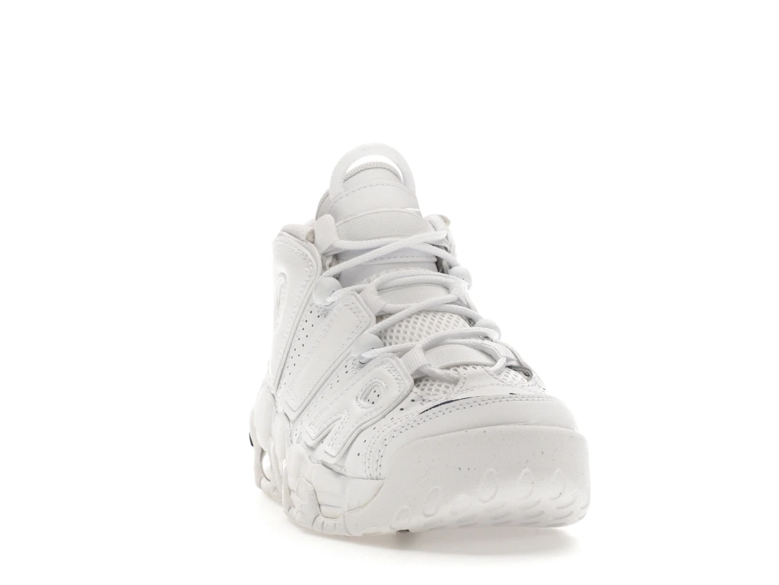 Vue 8 de Nike Air More Uptempo White Midnight Navy (GS)