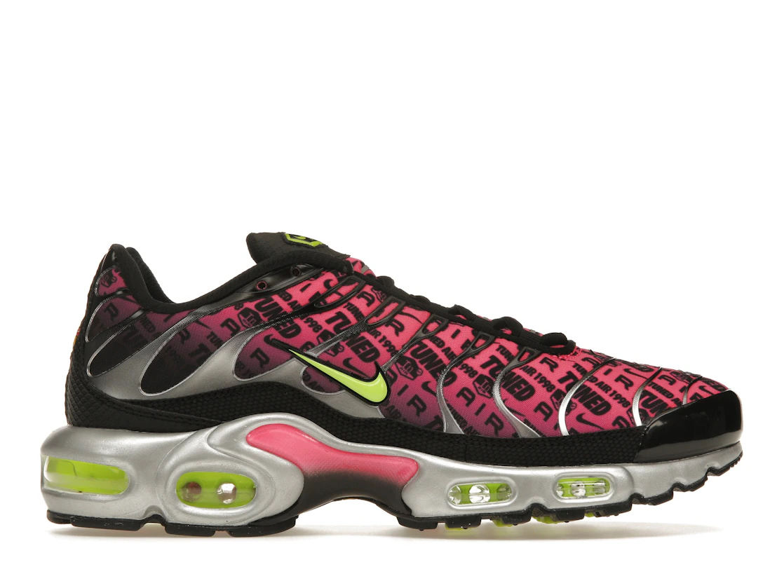 Vue 1 de Nike Air Plus Mercurial XXV Hyper Pink and Volt