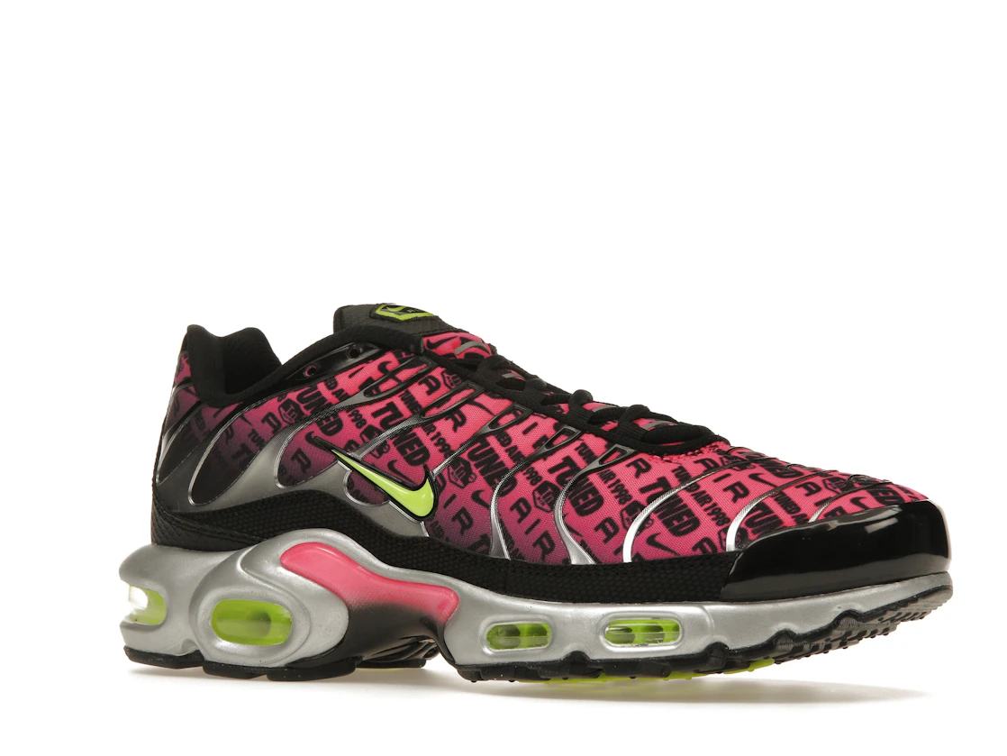 Vue 4 de Nike Air Plus Mercurial XXV Hyper Pink and Volt