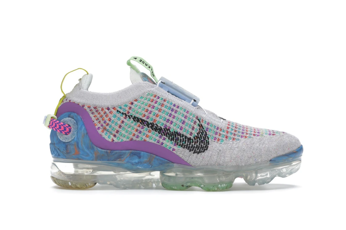 Vue 1 de Nike Air VaporMax 2020 Pure Platinum Multicolor 